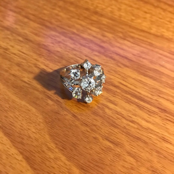Cubic Zirconia Sterling Silver Ring! - Picture 2 of 4